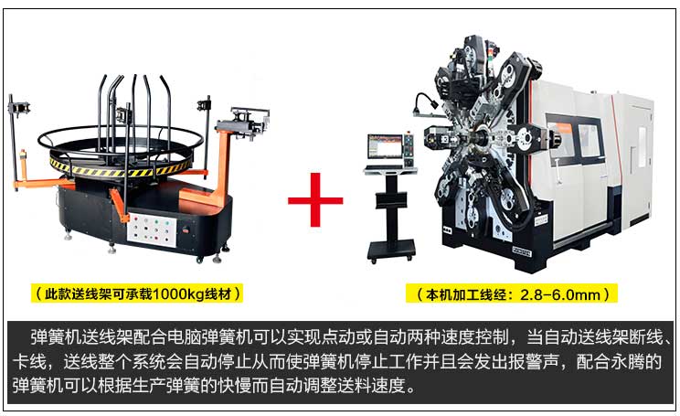 新款 CMM-660R 無凸輪多軸多功能電腦彈簧機(jī)